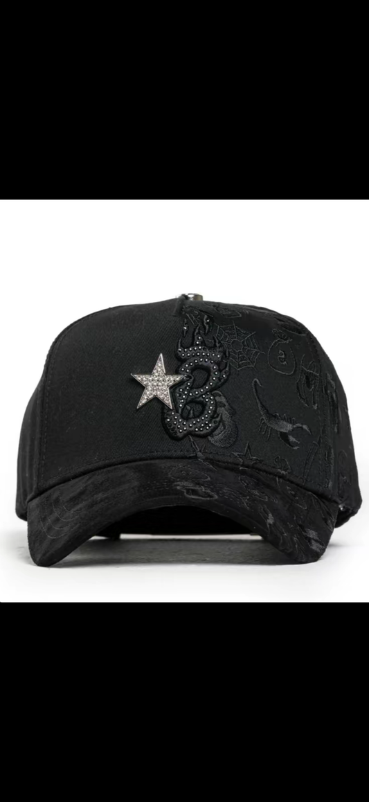 El Barbas hats graffiti